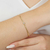 Bracelete Brilho com Diamante Ouro 18K - comprar online