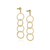 Brinco Circles Ouro 18K