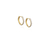 Brinco de Argola Click com Pedras M Ouro 18K