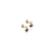 Brinco Baby Joaninha com Rubis Ouro 18K