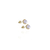 Brinco de Pérola com Rococó 4 mm Ouro 18K