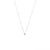 Colar com Ponto de Luz Chuveiro Ouro Branco 18K