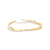 Bracelete Curvas com Diamante
