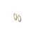 Brinco de Argola Click com Ródio Branco Ouro 18K