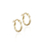 Brinco de Argola Italiana Torcida 2,5 cm Ouro 18K - comprar online