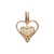 Pingente do Amor Gaiola Coração Ouro 18K