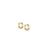 Brinco de Argola Click P Ouro 18K