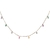 Choker Gotas de Pedras Naturais Coloridas Ouro 18K