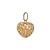 Pingente Coração Arabesco Pequeno Ouro 18K