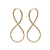 Brinco de Argola Infinito G Ouro 18K