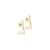 Ear Hook X Ouro 18K