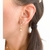 Brinco Corrente com Pérolas 3, 4 e 5 mm Ouro 18K - comprar online