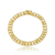 Pulseira Taparela Coração Ouro 18K