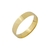 Aliança Classic Abaulada Confort 4 mm Ouro 18K