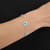 Pulseira Olho Grego com Madrepérola Ouro 18K - SOU por Juliana Canova | Joias em Ouro 18k
