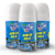 Kit Desodorante Roll-on Trá Lá Lá Kids - Bom De Bola (3 unidades de 65ml)