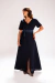 vestido longo awana | marinho - comprar online