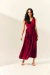 vestido longo nessa | vermelho
