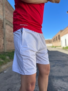 Short UA Blanco LN - GREGORIO.IND