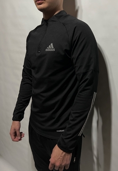 Buzo AD negro logo Gris Reflex - comprar online