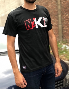 Remera Algodón NK negra BSQT - comprar online