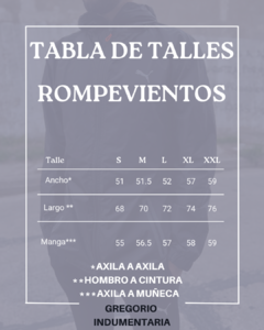 Imagen de Campera Rompeviento Negra UA