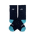 Medias flex negro con turquesa - comprar online