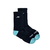 Medias flex negro con turquesa - Neron