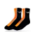 Media accent negro y naranja - Neron