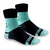 Media supreme negro y turquesa - comprar online