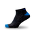 Soquete accent negro con celeste
