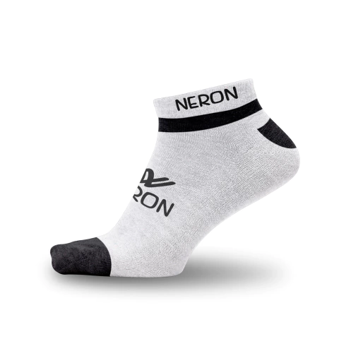 Soquete brag negro con blanco