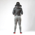 Campera thermfit negro/rojo - tienda online