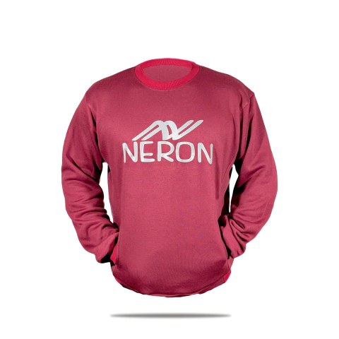 Buzo semi canguro basic bordó