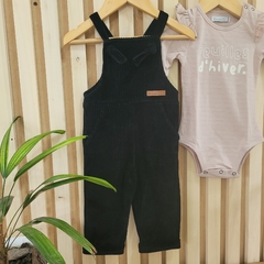 Jardinero Sweet corderoy negro