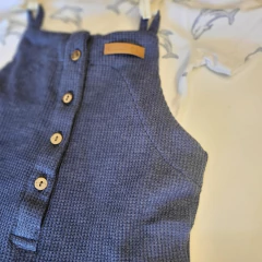 jardinero Avi corto azul - comprar online