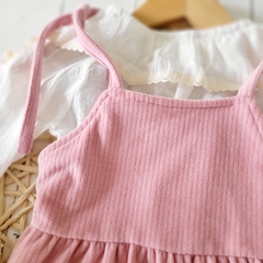 Jumper corderoy Tefi rosa - comprar online