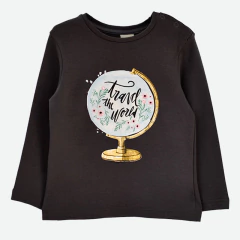 CAMISETA TRAVEL GRIS