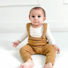 Jardinero tejido Lolo beige - tienda online