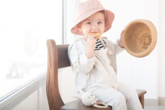 Piluso rayas terracota