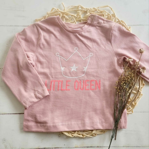 Remera manga larga Queen rosa