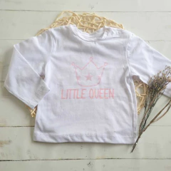 Remera manga larga Queen blanca