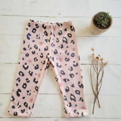 Calza termica print rosa