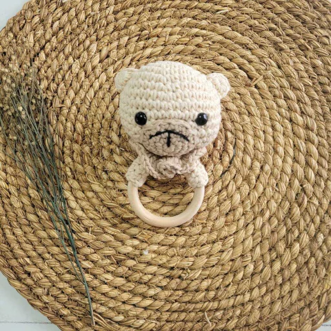 Sonajero mordillo Osi natural