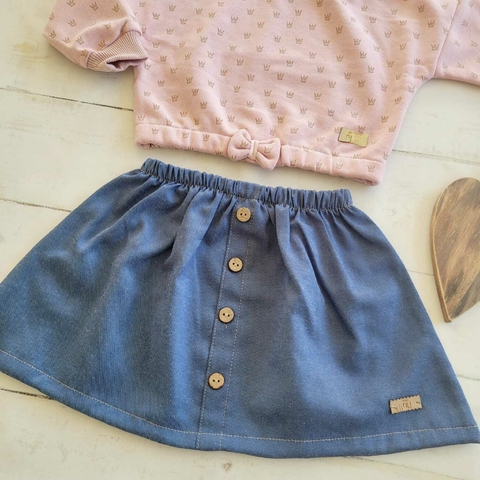 Pollera jean Noe - comprar online