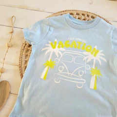Remera vacation cielo - comprar online