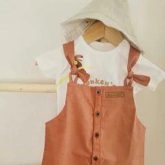 Jardinero unisex Monaco terracota