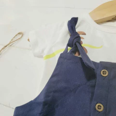 Jardinero unisex Monaco azul - comprar online