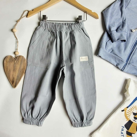 Pantalon Mom Benji gris