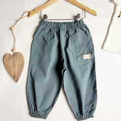 Pantalon Mom Benji petroleo